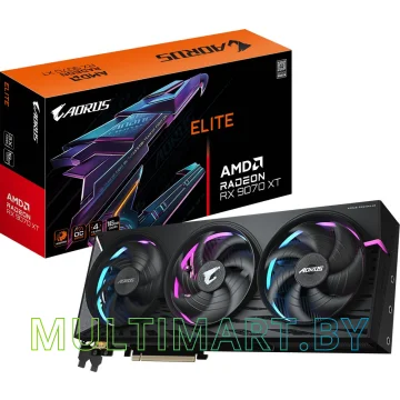 Видеокарта Gigabyte Aorus Radeon RX 9070 XT Elite 16GB GDDR6 (GV-R9070XTAORUS E-16GD) картинка 10